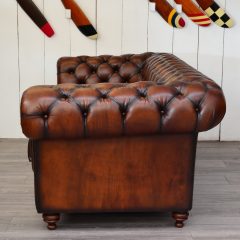 Canapé Chesterfield WINDSOR 3 places - 2 coussins - P1664-E8